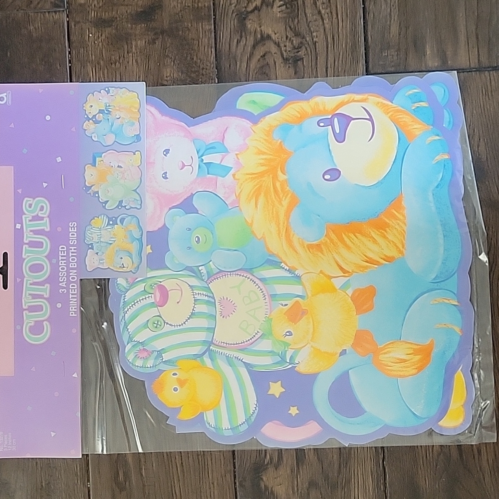 🧸4/$10🧸NEW- Assorted "Stuffed Animals" Baby Infant Wall/ Hanging Decorations